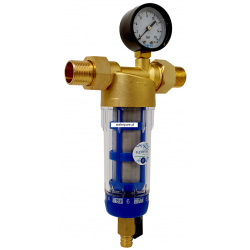 Filtr mechaniczny, osadnikowy z manometrem H103-O2