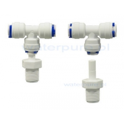 Złączka, trójnik obrotowy, 3x rozdzielacz GZ1/4"